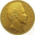20 Mark Goldmünze Ludwig II König von Bayern