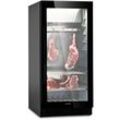Klarstein - Kühlschrank, Reifeschrank Dry-Aged, 1 Zonen Kühlschrank mit Glastür, Dryager für In- und Outdoor mit LED-Beleuchtung, Freistehend oder