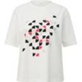 s.Oliver BLACK LABEL T-Shirt, Frontprint, für Damen, weiß, 40