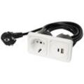 inprojal elektrosysteme 9016-118.81 Einbau-Steckdose mit USB-C®, mit USB-Ladeausgang, Power Delivery IP20 Weiß