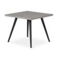 Dining-Tisch mit Beton-Tischplatte - Schwarz