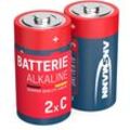 Ansmann - 2x Alkaline Batterie Baby c 1,5V – LR14 MN1400 Batterien (2 Stück)