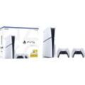 PlayStation 5 Disk Edition (Slim) inkl. zweitem DualSense Wireless-Controller, schwarz|weiß