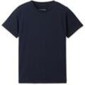 TOM TAILOR Jungen 2-in-1 T-Shirt, blau, Uni, Gr. 92/98