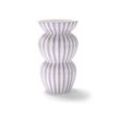 Vase - Lila/Gestreift - Keramik