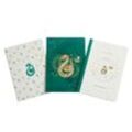 Harry Potter: Slytherin Constellation Sewn Notebook Collection (Set of 3) - Insight Editions, Kartoniert (TB)