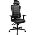 Gaming Stuhl SITNESS RS, 3D-Sitzfläche, Synchronmechanik, Sitzzeit 8 Std., schwarz/schwarz