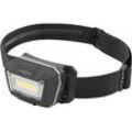 LED-Stirnlampe Ansmann HD280RS, 280 Lumen, 21 m Reichweite, 110 g, IP65, Gestensteuerung, flexibles Stirnband, L 78,4 × B 47,4 × H 45,9 mm, schwarz