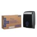 Kimberly-Clark® Aquarius Papierhandtuchspender 7171, für Falthandtücher, L 399 x B 265 x H 136 mm, Kunststoff, schwarz