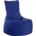 Sitzsack swing scuba®, 100% Polyester, abwaschbar, B 650 x T 900 x H 950 mm, dunkelblau