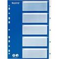 LEITZ® PP-Register mit blauem Deckblatt, Zahlen 1-5