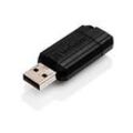 Verbatim USB-Stick PinStripe, Speicherkapazität 8 bis 64 GB, mit Schiebemechanismus, 64GB