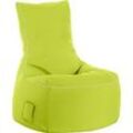 Sitzsack swing scuba®, 100% Polyester, abwaschbar, B 650 x T 900 x H 950 mm, grün