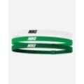 Set mit 3 Stirnbändern Nike Elastic Weiß & Grün Unisex - DR5205-146 ONE