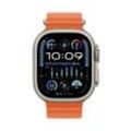 Apple Watch Ultra 2 (GPS + Cellular) 49mm Titaniumgehäuse, Ocean Armband orange