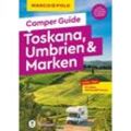 MARCO POLO Camper Guide Toskana, Umbrien & Marken - Elisabeth Schnurrer, Kartoniert (TB)