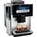 SIEMENS Kaffeevollautomat EQ900 TQ903DZ3, auto. Reinigen und Entkalken, 6,8" TFT-Display, Barista-Mode, App-Steuerung, Geräuschreduzierung, 3 Profile, edelstahl, silberfarben