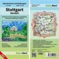 NaturNavi Wanderkarte mit Radwegen Stuttgart Nordost, Karte (im Sinne von Landkarte)