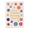 I'm a Delicate F*cking Flower Embroidered Journal - Insight Editions, Gebunden