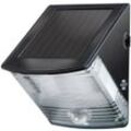 Brennenstuhl LED Solarleuchte, Bewegungsmelder, LED fest integriert, Tageslichtweiß, mit Bewegungsmelder und Solar-Panel, schwarz