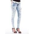 Cipo & Baxx Slim-fit-Jeans in modischem Slim-Fit Schnitt, blau