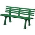 Gartenbank, 3-Sitzer, L 1500 mm, grün
