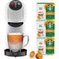 NESCAFÉ® Dolce Gusto® Kapselmaschine KP2431 Genio S, inkl. 3 Pakete Starbucks Caramel Macchiato im Wert von UVP 17,97 €, weiß