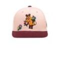 LOGOSHIRT Baseball Cap Maus - Blumenstrauß mit detailreicher Stickerei, rosa