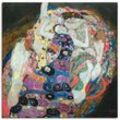 Wandbild ARTLAND "Die Mädchen (Die Jungfrau)" Bilder Gr. B/H: 100 cm x 100 cm, Leinwandbild Frau quadratisch, 1 St., bunt Kunstdrucke