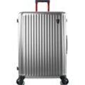 Hartschalen-Trolley HEYS "Smart Luggage, 76 cm" Gr. B/H/T: 52 cm x 76 cm x 30 cm 109 l, silberfarben (silver) Koffer Hartschalenkoffer