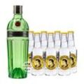 Tanqueray No.10 Gin (47,3 % vol. / 0,7 Liter) & 7 x Thomas Henry Tonic Water (0,2 Liter) inkl. 1,05 € Pfand