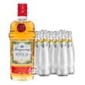 Tanqueray Flor de Sevilla Gin (41,3 % vol. / 0,7 Liter) & 6 x Schweppes Dry Tonic Water (0,2 Liter)