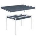 Outsunny Ersatzdach für 3 x 2,15 m Gartenpavillons grau 286L x 245B x 16H cm