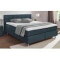 Boxspringbett Simply Good, Bergo marine, 160 x 200 cm