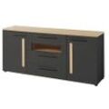 Sideboard Loft-Two, graphit supermatt