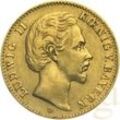 10 Mark Goldmünze Ludwig II König von Bayern