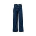 Jeans mit weitem Bein - Dunkelblau - Gr.: 40