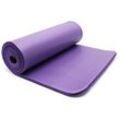 Yogamatte violett 180x60x1,5cm Turnmatte Gymnastikmatte Bodenmatte rutschfest extradick Sport - Luxtri