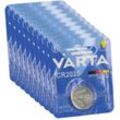 Varta - 10x CR2025 Lithium-Knopfzelle 3V 1er Blister