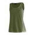 Maier Sports Funktionsshirt Petra Damen Tank-Top für Sport und Outdoor-Aktivitäten, ärmelloses Shirt, grün