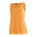 Maier Sports Funktionsshirt Petra Damen Tank-Top für Sport und Outdoor-Aktivitäten, ärmelloses Shirt, orange