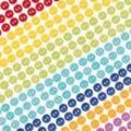 Selbstklebende Knöpfe in Regenbogenfarben (180 Stück) Bastelmaterial