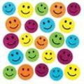 Glitzernde Moosgummi-Aufkleber "Happy Gesichter" (100 Stück ) Bastelbedarf Verzierung & Dekorationen