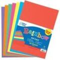 A4 Pappe in Regenbogenfarben (50 Stück ) Bastelbedarf Pappe & Papier