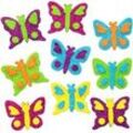 Glitzernde Moosgummiaufkleber Schmetterling (120 Stück) Bastelbedarf Verzierung & Dekorationen