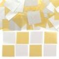 Kleine Quadrate aus Seidenpapier in Gold und Silber (3000 Stück) Bastelbedarf Pappe & Papier