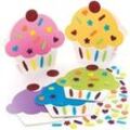 Regenbogen Muffin Mix & Match Kartensets (6 Stück) Bastelsets