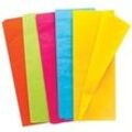 Großpackung Seidenpapier in Neonfarben (24 Stück) Bastelbedarf Pappe & Papier