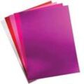 Rote, Rosa und Lila Metallic-Pappe (20 Stück) Bastelbedarf Pappe & Papier