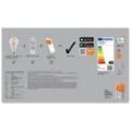 Ledvance LED Leuchtmittel Smart+ WiFi 3er Set E27, RGBW, Kolbenform, 4,5 W